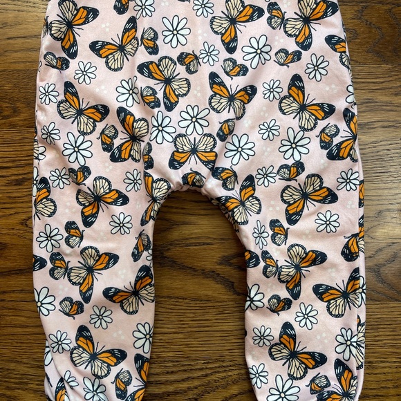 Boujee Little Babes Baby Girl Butterfly Print  Halter One Piece Romper Size 2T - Picture 4 of 11